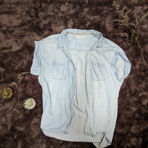 Maurices denim oversized cardigan